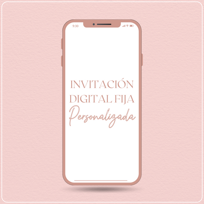 Invitacion Fija Personalizada