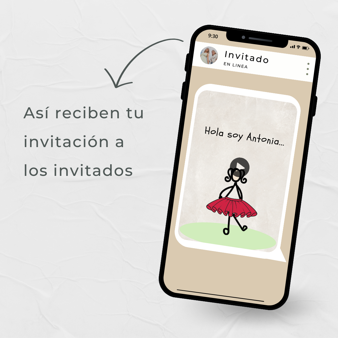 Video Invitación de Bodas con Dibujos Hechos por Niños Contando la Historia de Amor