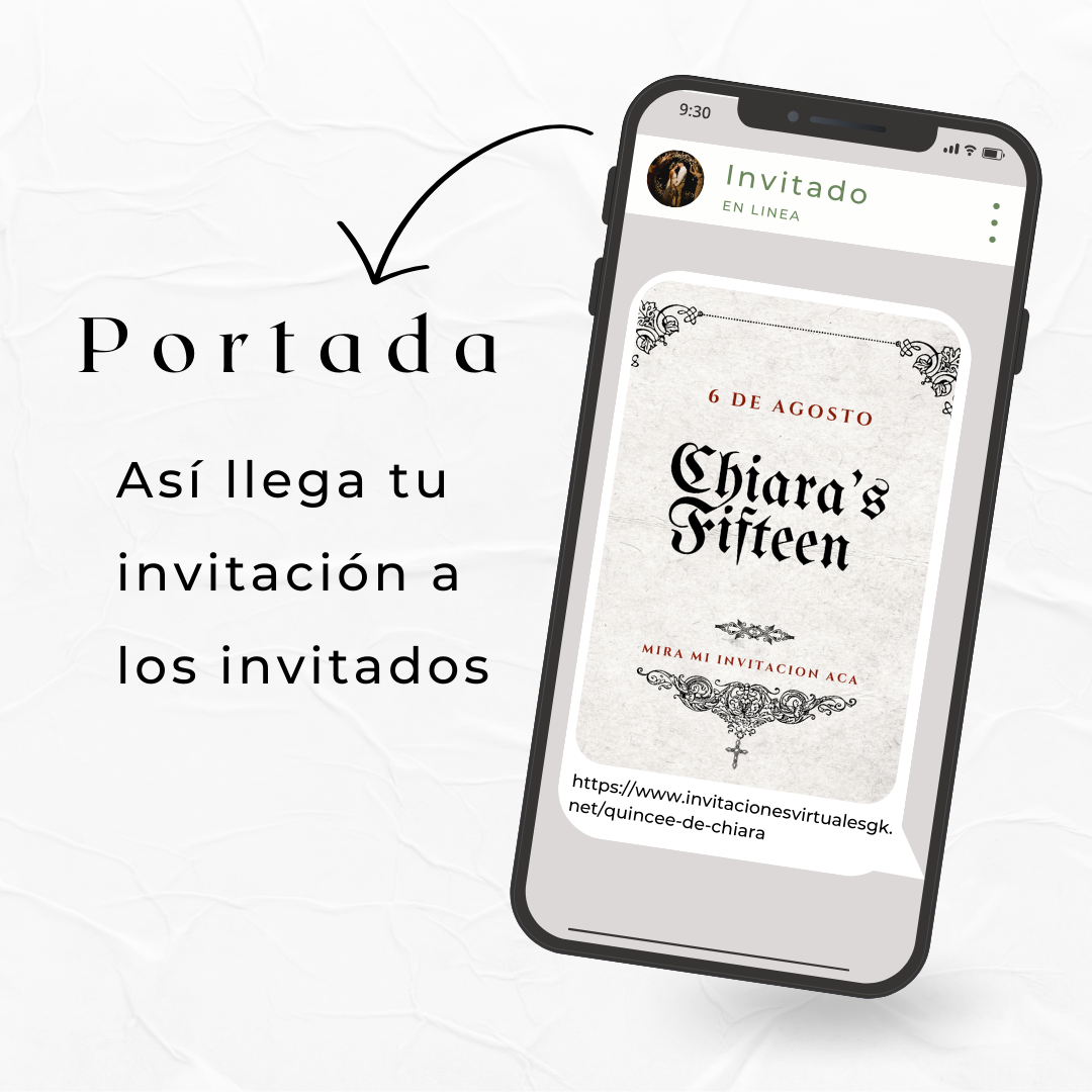 Invitacion Web Modelo Nemeris + Save the date