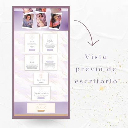 Invitacion Web Modelo Lilah + Save the date