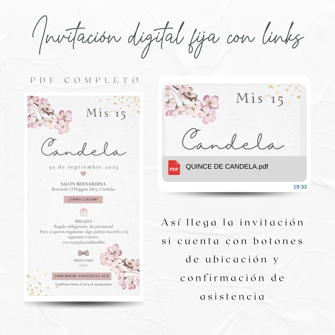 Invitacion Fija Modelo Gaia