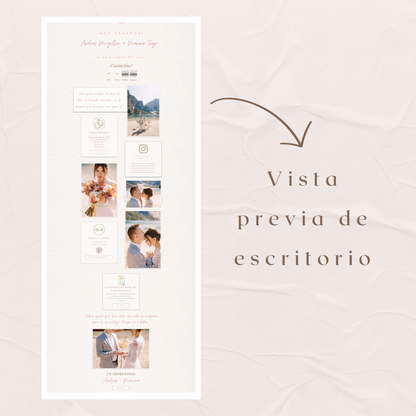 Invitacion Web Modelo Delta + Save the date